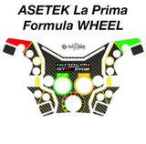 Livrée « Réplique » Lamborghini Huracan GT3 EVO2 en carbone jaune imprimé