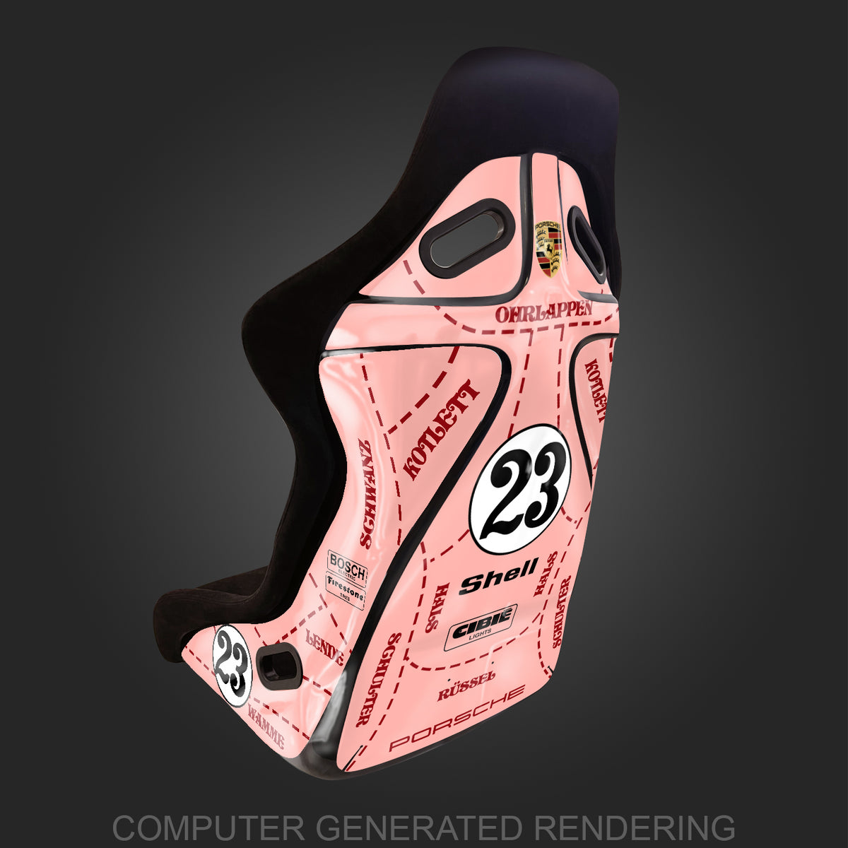 Pink Pig 917 Porsche Classic Le Mans Livery Lovely Stickers