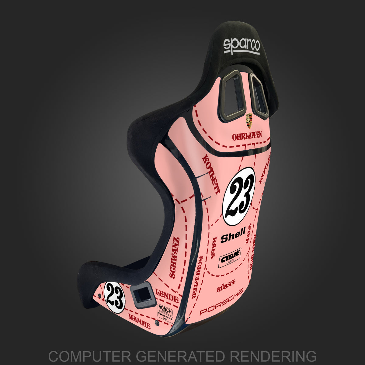 Pink Pig 917 Porsche Classic Le Mans Livery Lovely Stickers