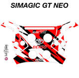 Livrée « Réplique » Lamborghini Huracan GT3 EVO2 en carbone jaune imprimé