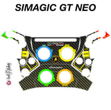 Livrée « Réplique » Lamborghini Huracan GT3 EVO2 en carbone jaune imprimé