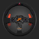 Livrée orange Fanatec en carbone forgé imprimé