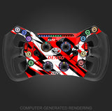 Livrée « Réplique » Lamborghini Huracan GT3 EVO2 en carbone jaune imprimé