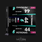 "Black Lives Matter" AMG Petronas Mercedes F1 Livery