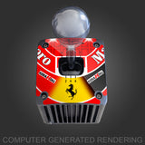 Casque Schumacher, livrée F1 classique