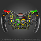 Livrée « Réplique » Lamborghini Huracan GT3 EVO2 en carbone jaune imprimé