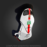 Kit de revêtement de livrée Porsche RSR 2019 n° 92
