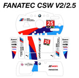 White BMW M8 RLL IMSA Livery