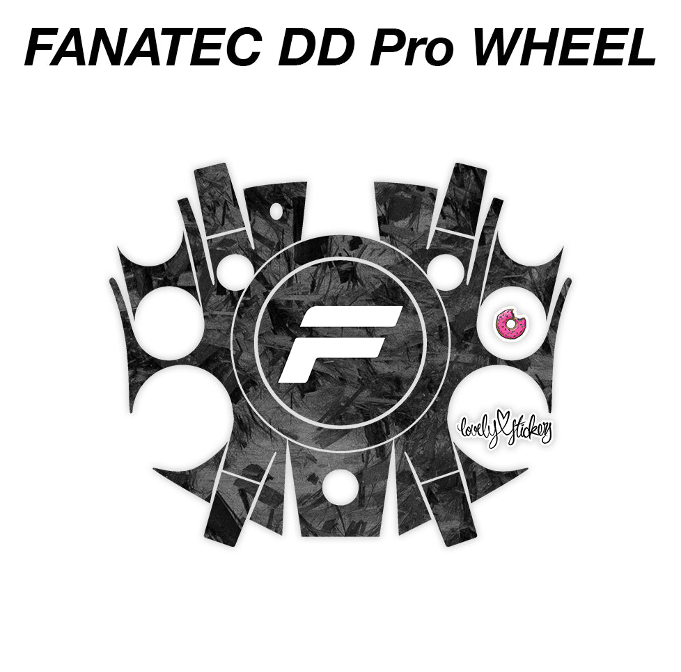 Printed Carbon FANATEC Livery Lovely Stickers