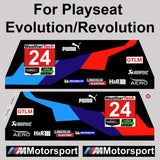 Black BMW M8 RLL IMSA Livery