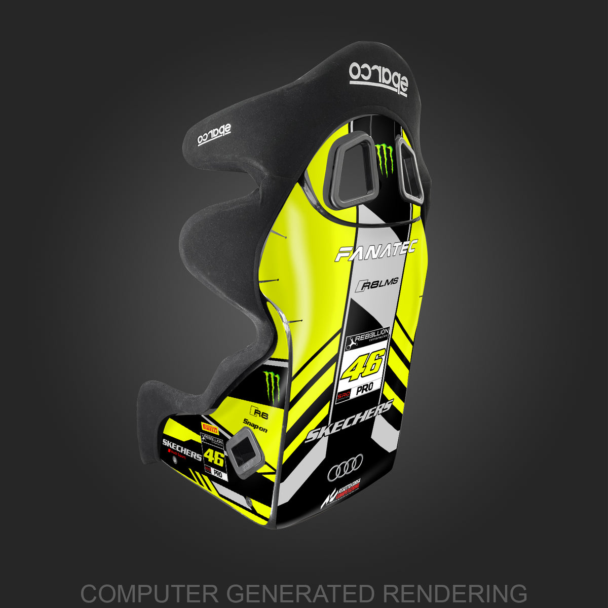 2022 Valentino Rossi WRT Audi R8 LMS GT3 Covering Kit – Lovely