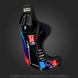 24 Black BMW M8 RLL IMSA Covering Kit