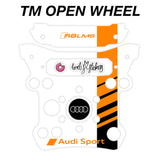 White/Orange Audi R8 GT3 LMS Livery