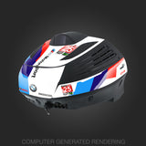 25 White BMW M8 RLL IMSA Livery
