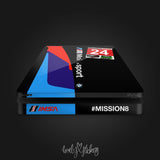BMW M8 RLL IMSA noire livrée