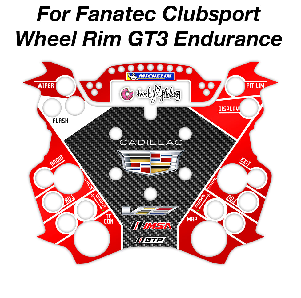 V Series Cad Red IMSA Livery – Lovely Stickers