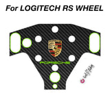 Printed Carbon Green Porsche Livery