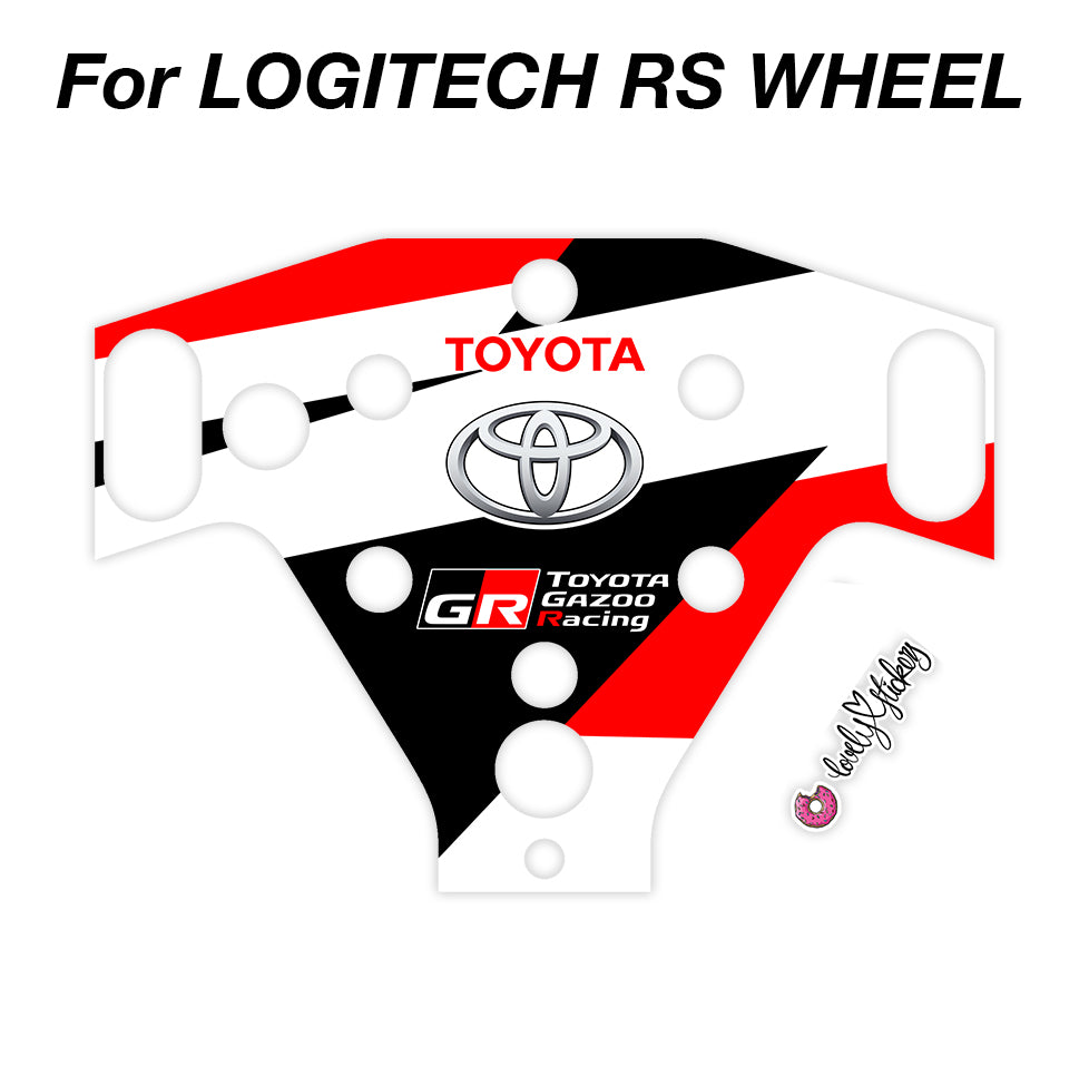 Toyota Gazoo Racing WRC Rally Sticker Kit for Logitech RS Wheel ...