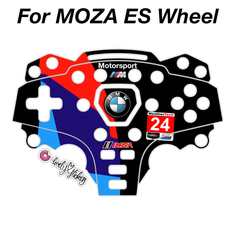 24 Black BMW M8 RLL IMSA Livery – Lovely Stickers