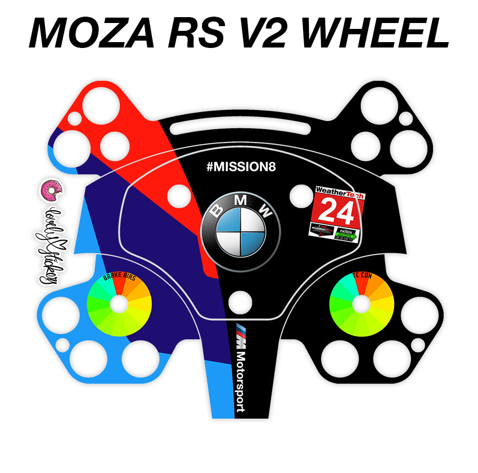 24 Black BMW M8 RLL IMSA Livery – Lovely Stickers