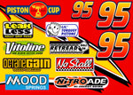 Lightning McQueen #95 Sponsors Assortment Sheet