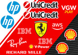 Ferrari F1 2025 Sponsors Assortment Sheet