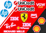 Ferrari F1 2025 Sponsors Assortment Sheet