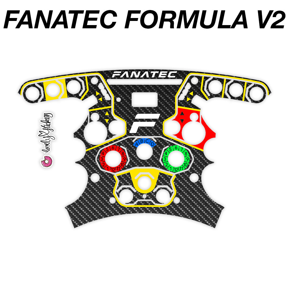 Printed Carbon F Logo Livery – Lovely Stickers