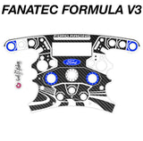 Printed Carbon Ford Racing White Lines Livery