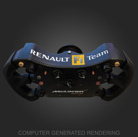 Renault F1 Team logo for GT3 wheel
