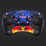 2026 RB F1 sticker kit installed on Fanatec Formula V2