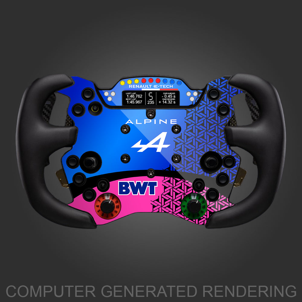 Alpine F1 Rim 2023 Alpine F1 Sticker Kit for Fanatec GT3 Endurance Rim – Lovely Stickers