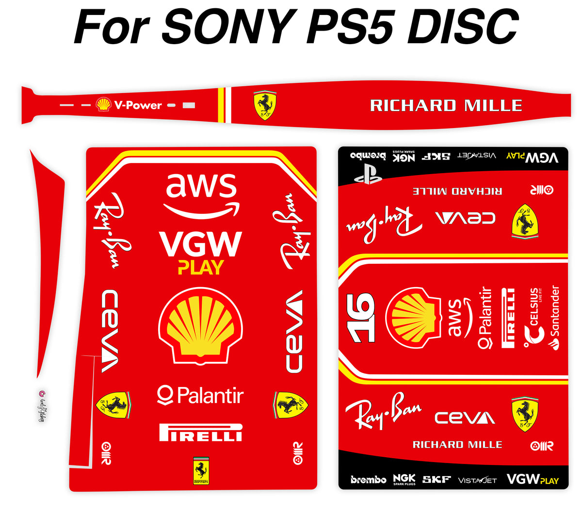 2024 Scuderia Ferrari F1 Livery – Lovely Stickers