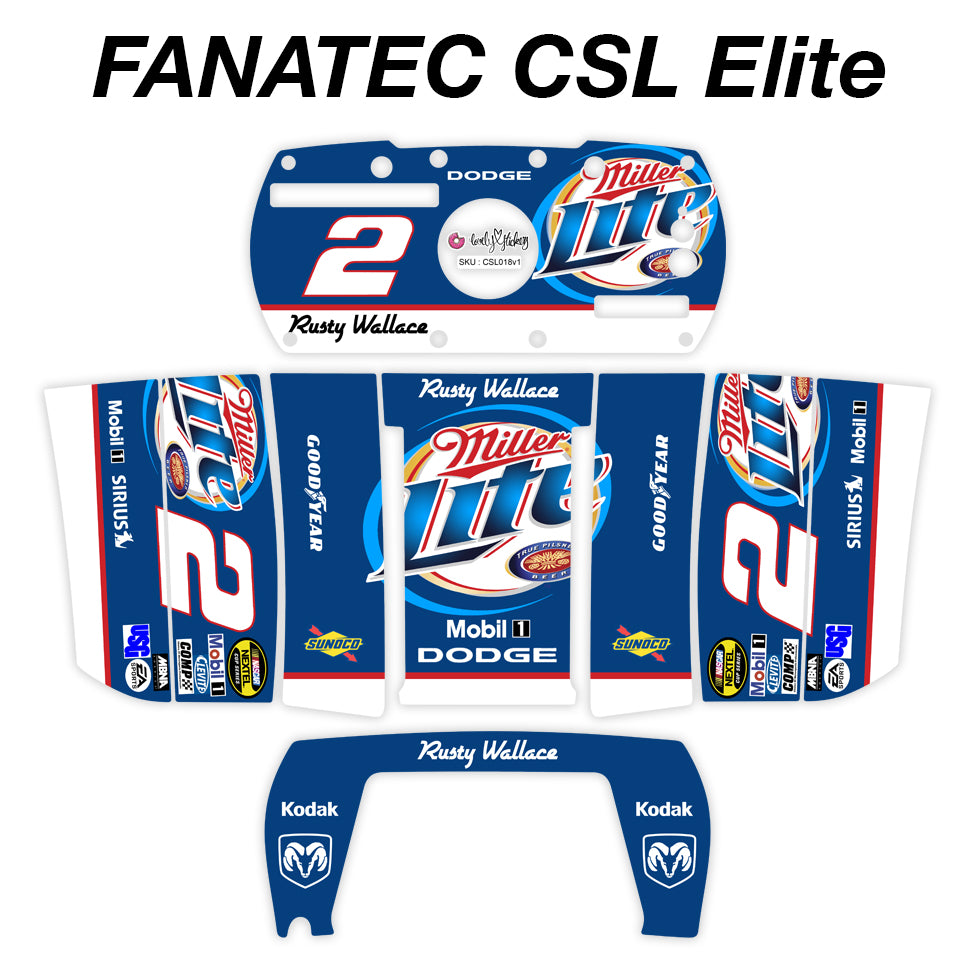 Rusty Wallace NASCAR Livery – Lovely Stickers