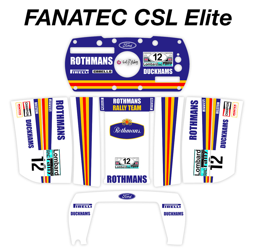 Ford Escort Rothmans Rally Livery – Lovely Stickers