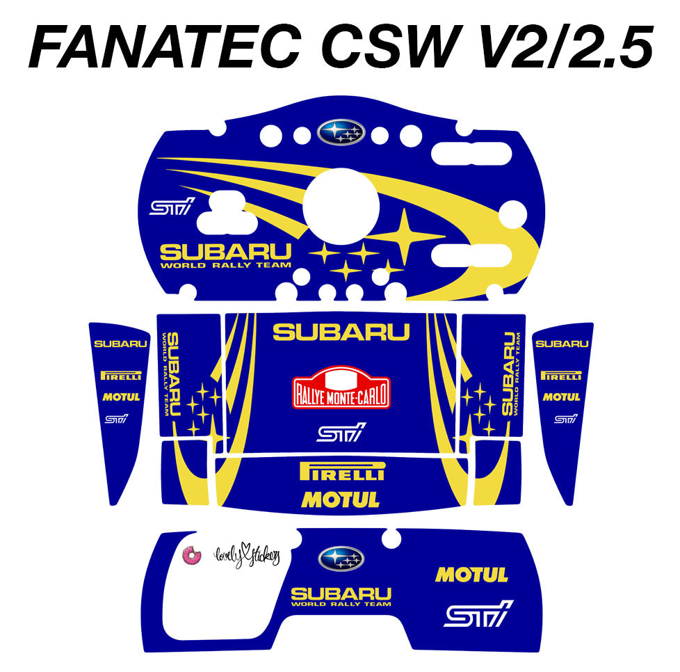 Subaru Impreza WRC Rally Livery – Lovely Stickers