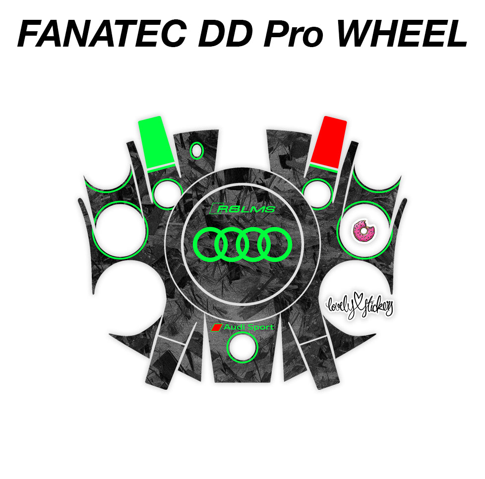 Sticker For Audi R8 Modified Printed Forged Carbon Audi Sport R8 LMS