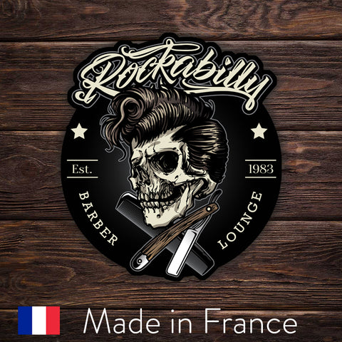 Barber Shop Logo - Rockabilly
