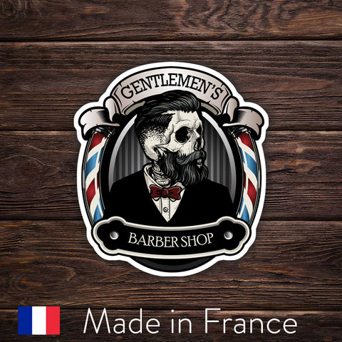 Barber Shop Logo - Skull
