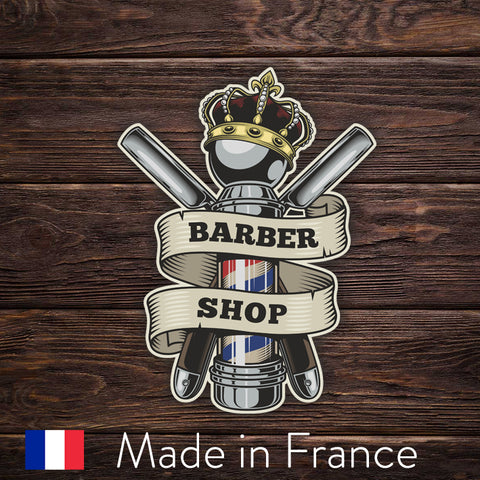 Barber Shop Logo - Crown