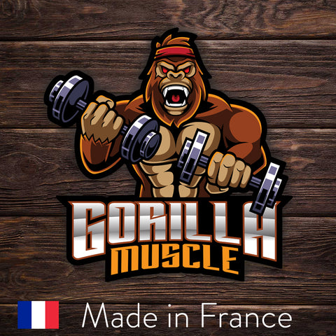 ESport Logo Sticker - Gorilla Muscle