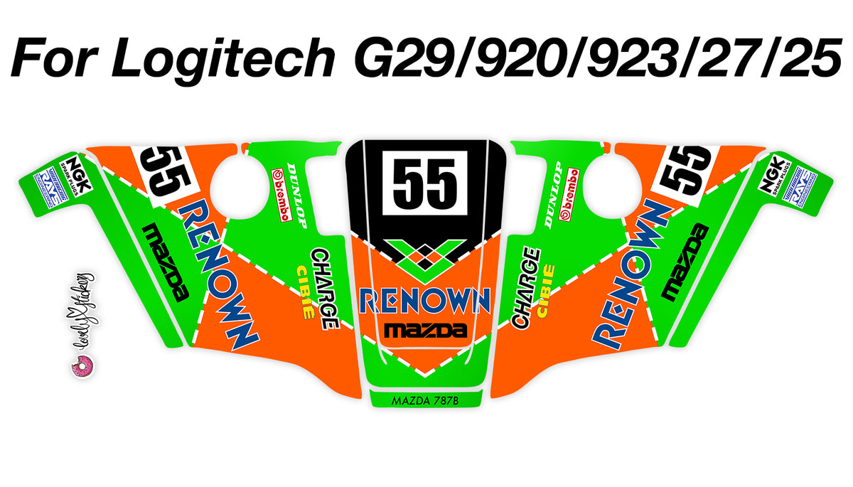 1991 Mazda 787b Renown Le Mans Livery – Lovely Stickers