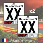 2 x 2019 Custom Number BlancPain SILVER Number Plates