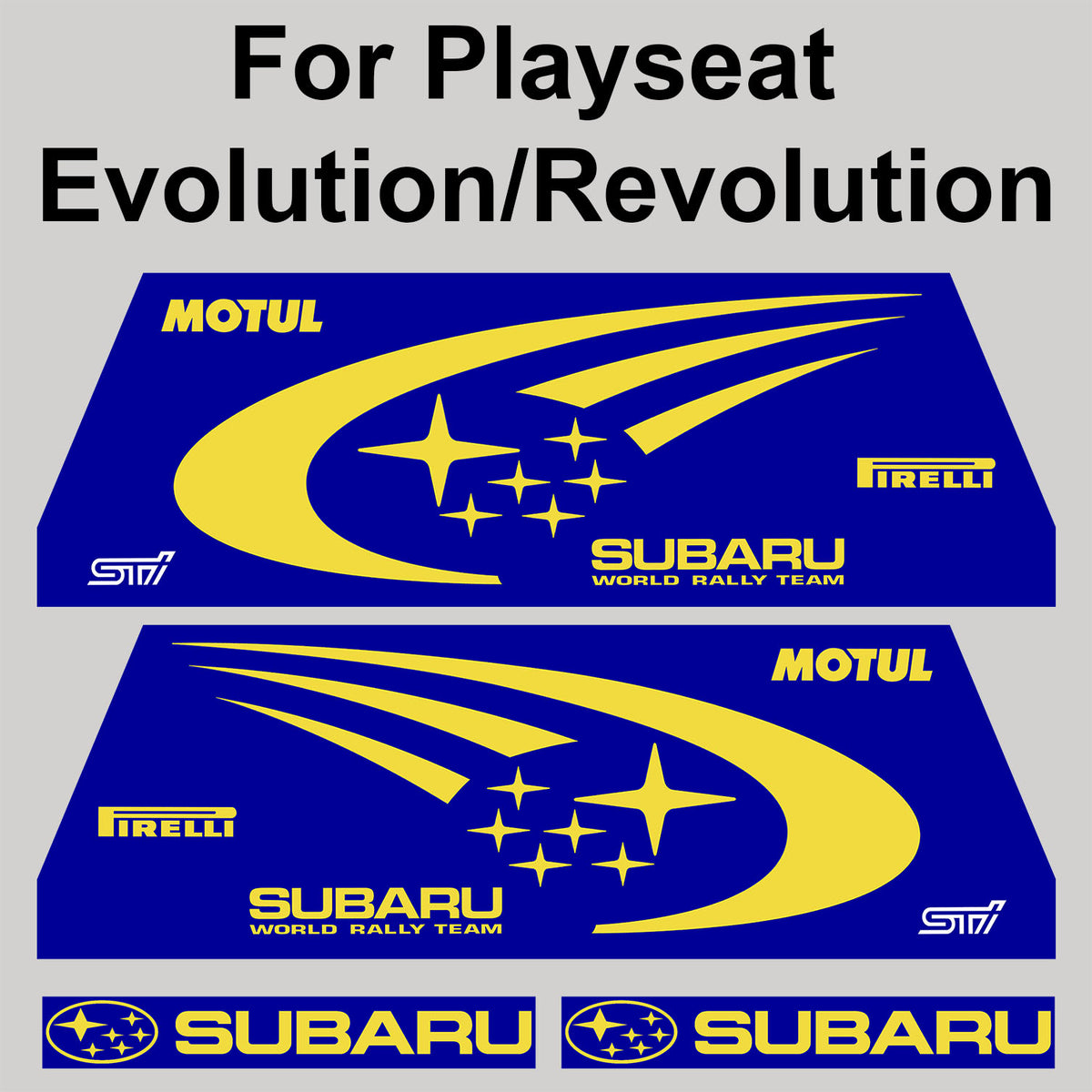 Subaru Rally Decals