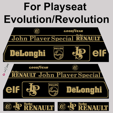 Playseat Evolution/ Revolution Side Panel Livery Stickers Sim