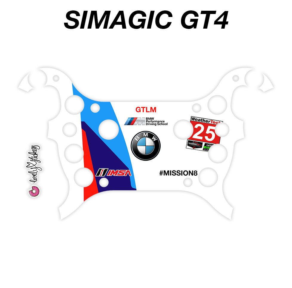 Imsa Sticker 25 White BMW M8 RLL IMSA Livery – Lovely Stickers