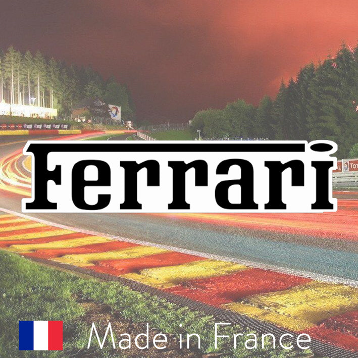 Ferrari Text Sticker Ferrari – Lovely Stickers