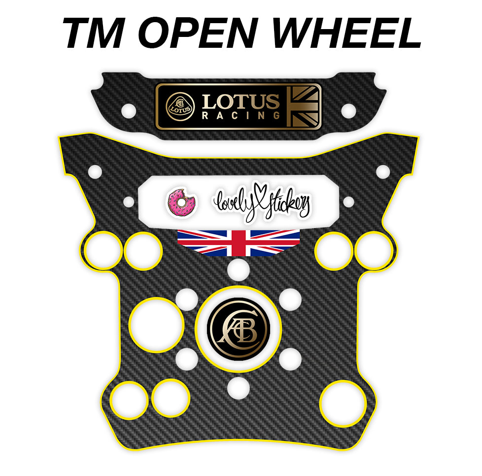 Lotus Racing Printed Carbon Livery – Lovely Stickers