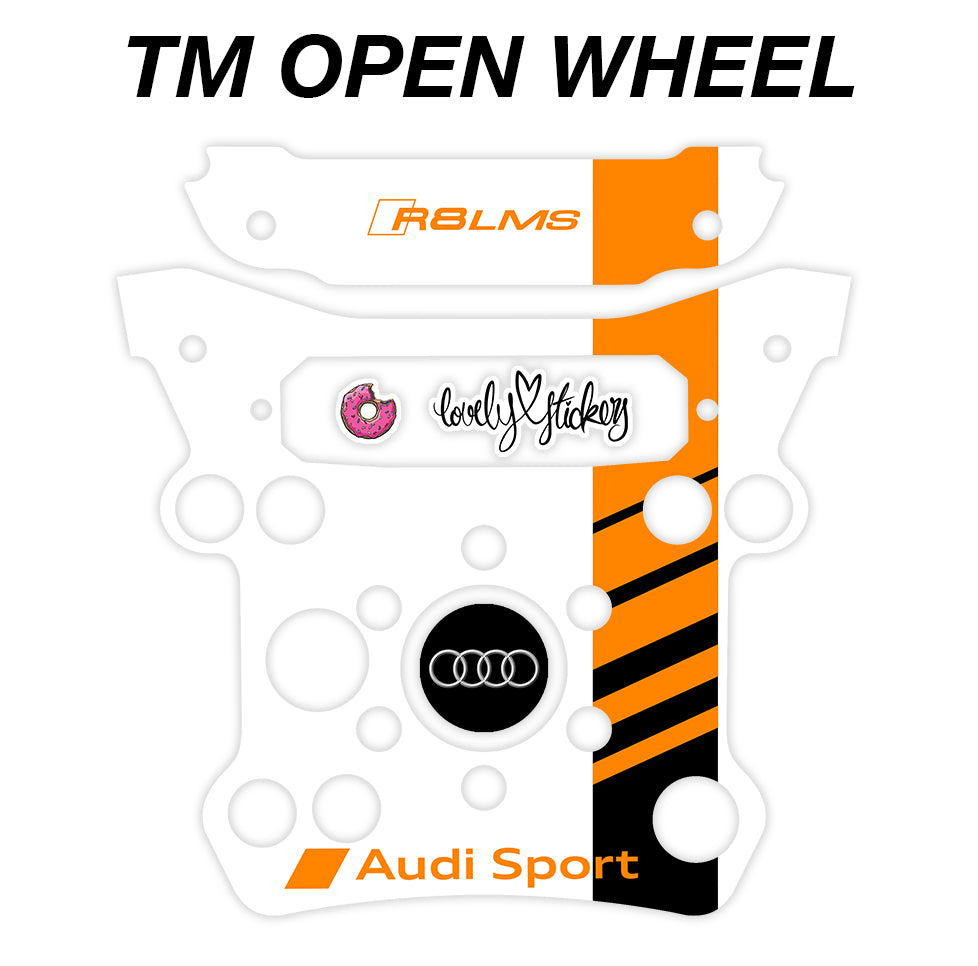 Audi R8 Sticker Id White/Orange Audi R8 GT3 LMS Livery – Lovely Stickers