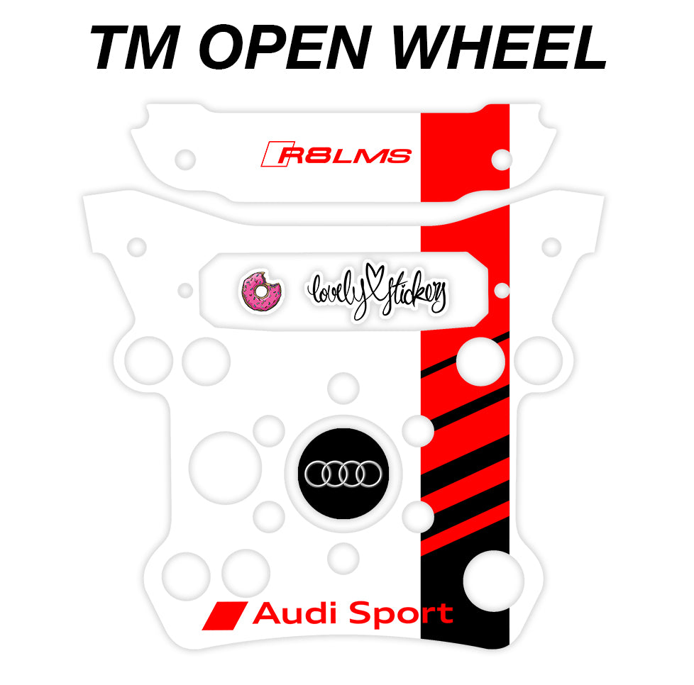 White/Red Audi R8 GT3 LMS Livery – Lovely Stickers